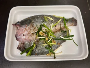 Crispy Salt and Pepper Sea Bass