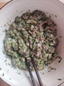 Beef and Celery Dumplings