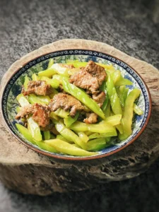 Bitter Gourd Stir-fried with Beef