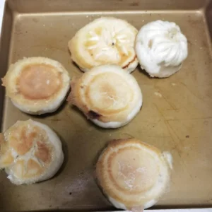 Locust Flower and Pork Steamed Buns