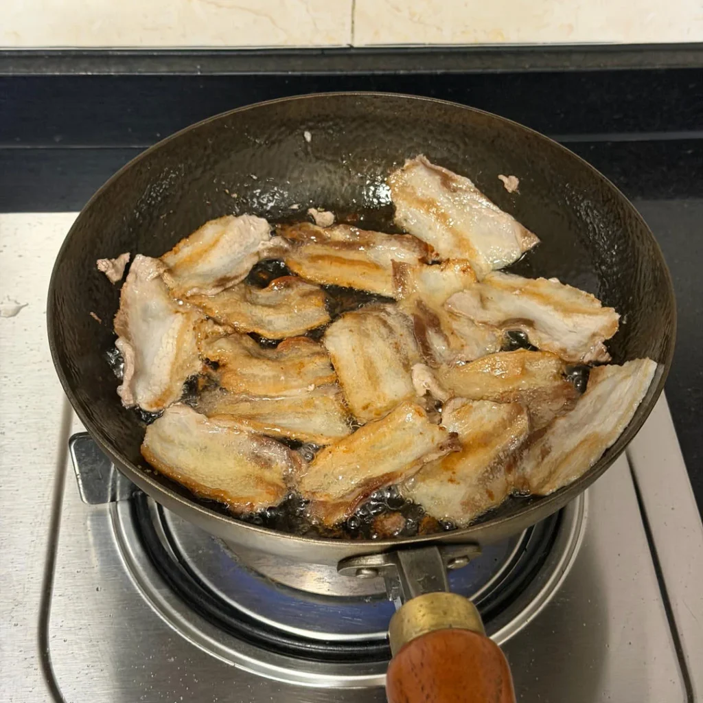 Scallion-Braised Pork Belly Slices