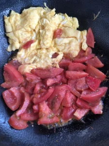 Quick Tomato, Egg & Beef Brisket