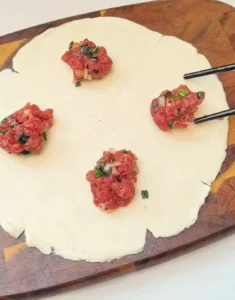 Beef Guokui (Crispy Stuffed Flatbread)