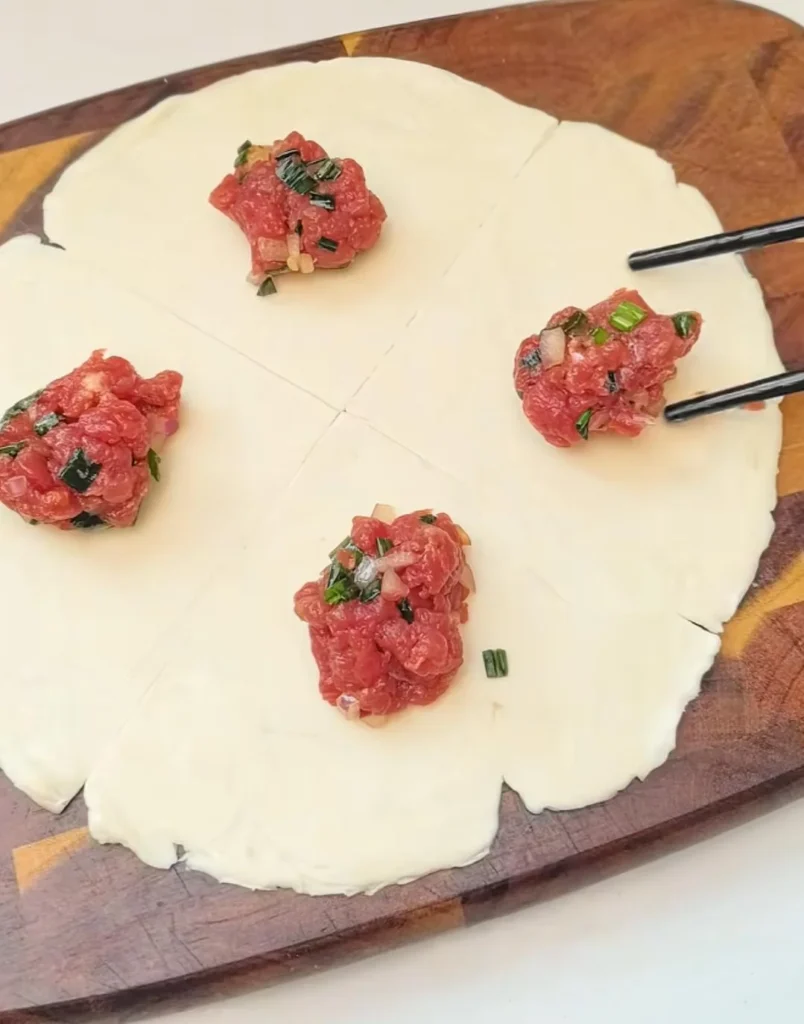 Beef Guokui (Crispy Stuffed Flatbread)