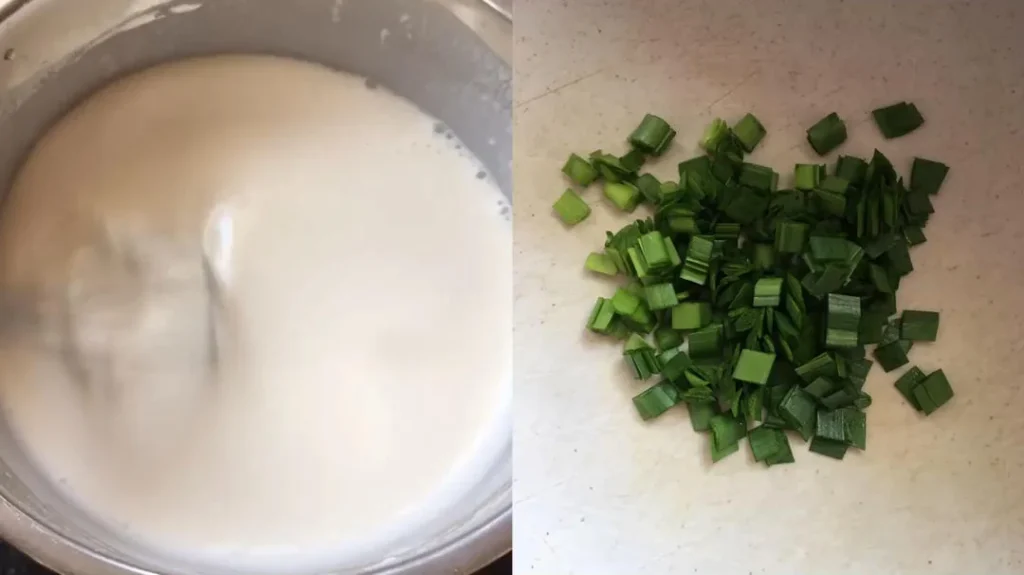 Chinese Egg and Chive Crepe-Style Pancakes