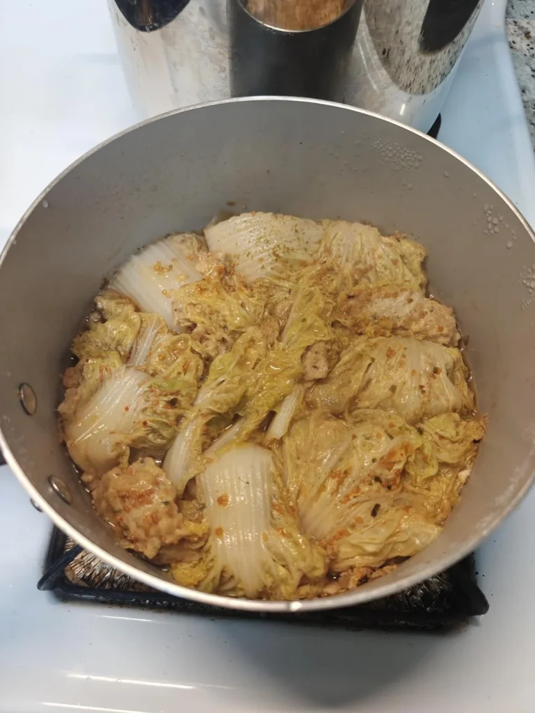 Napa Cabbage Chicken Roll