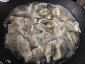 Mulberry Shoot and Pork Dumplings