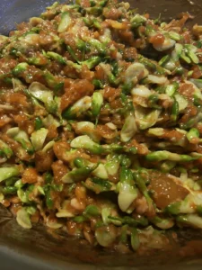 Locust Flower, Pork and Shrimp Dumplings