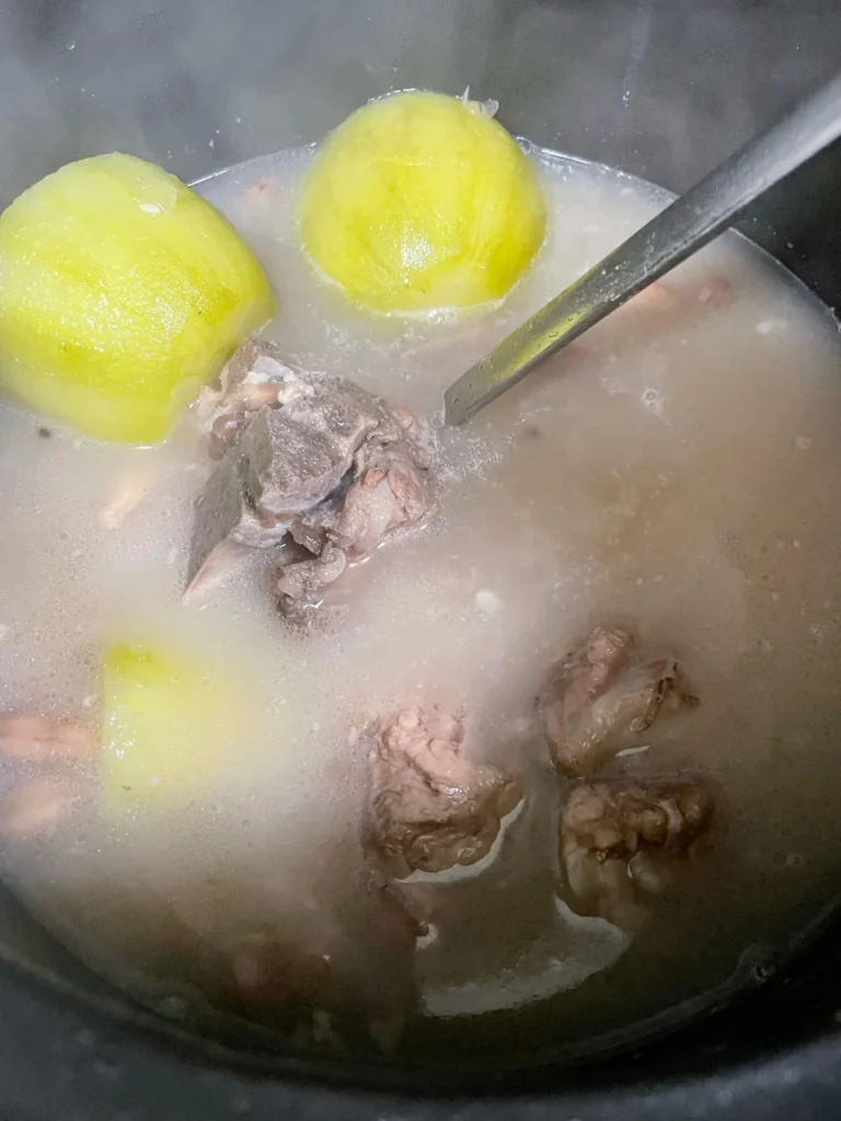 Postpartum Lactation Soup – Hairy Gourd, Octopus, Peanut and Black-Eyed Bean Soup