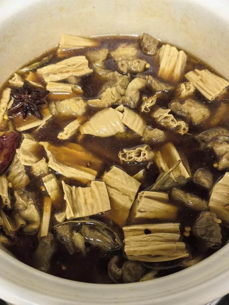 Braised Beef Brisket with Bean Curd Sticks