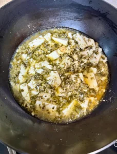 Silken Tofu Soup with Preserved Mustard Greens and Minced Pork