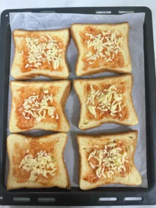 Vegetable Pizza Toast — Easy Weekly Breakfast Meal Prep