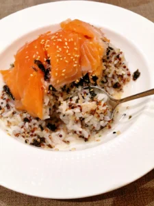 10-Minute Smoked Salmon Ochazuke (Diet-Friendly)