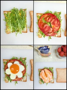 Open-Faced Mayo Salmon Sandwich (High-Protein Low-Cal Breakfast)