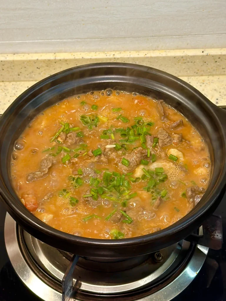 Tomato Taro Beef Stew — A Rice Killer!