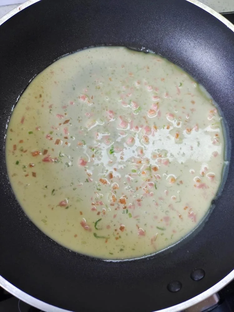 Quick Scallion Egg Pancake
