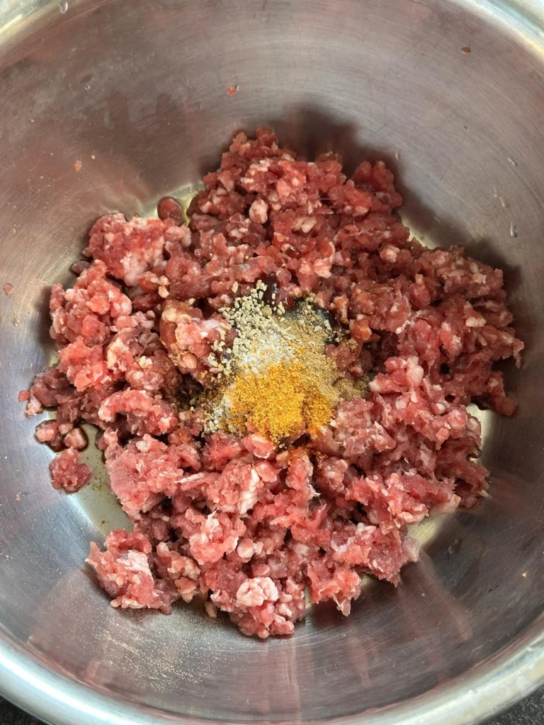 Oven-Baked Beef Shaobing with Egg