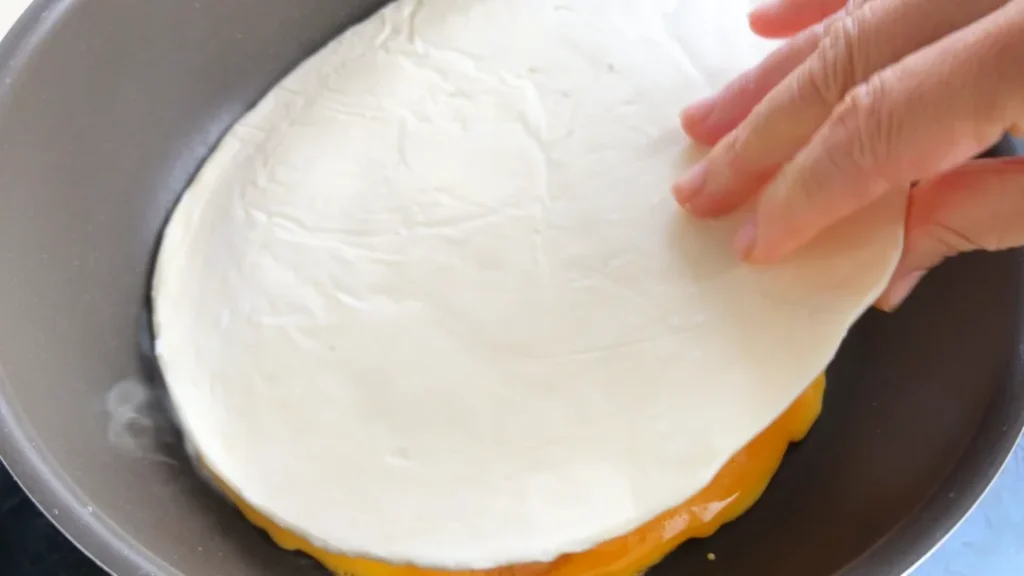 Quick Breakfast: Scallion Pancake Sandwich