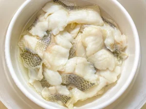 Steamed Sea Bass Fillets