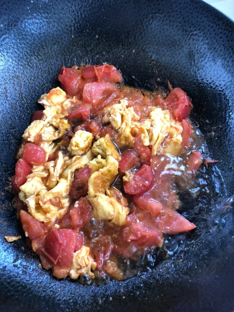 Quick Tomato, Egg & Beef Brisket