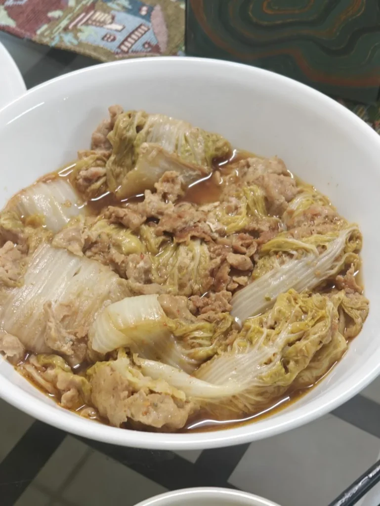 Napa Cabbage Chicken Roll