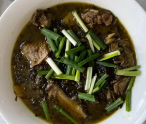 Braised Duck with Pickled Mustard Greens