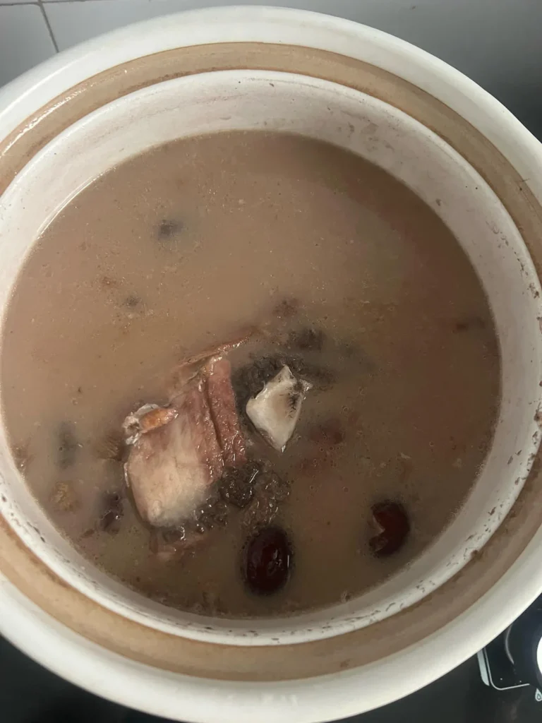 Crucian Carp, Black Bean and Peanut Soup