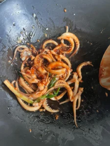 Cumin Squid Tentacles