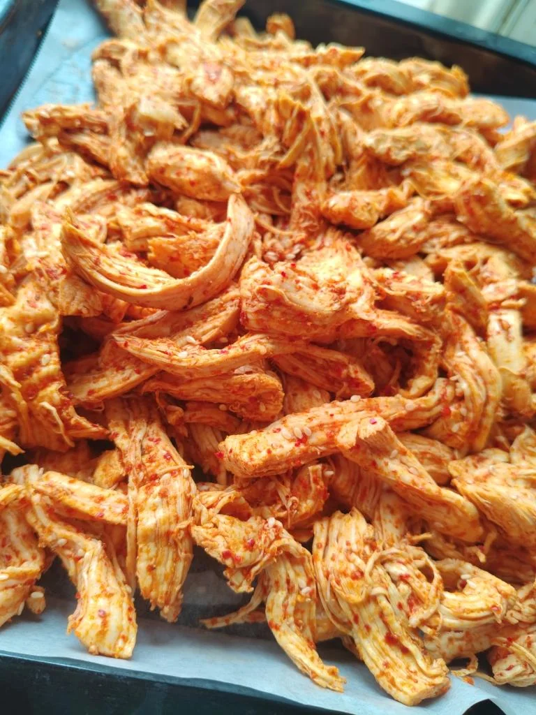 Air Fryer Shredded Chicken Jerky