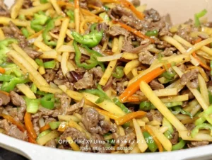 Lazy Potato Beef Cheese Rolls (with Scallion Pancake Wraps)