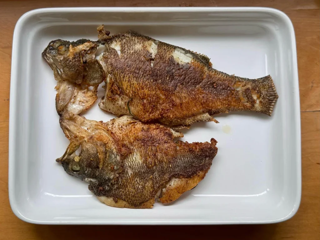 Crispy Salt and Pepper Sea Bass