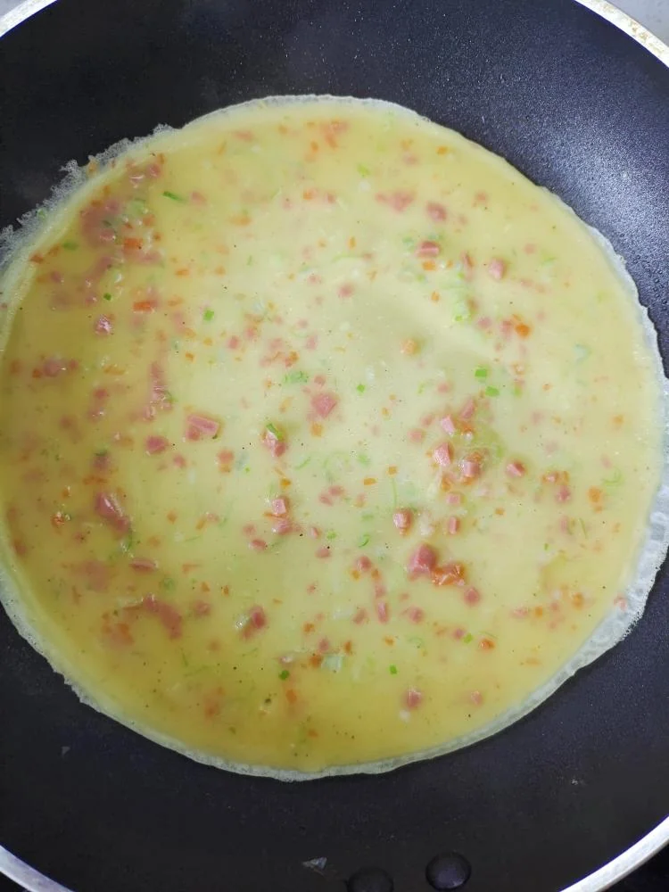 Quick Scallion Egg Pancake