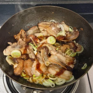 Scallion-Braised Pork Belly Slices