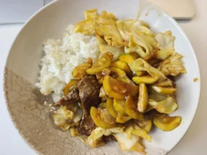 Stir-fried Zucchini with Beef