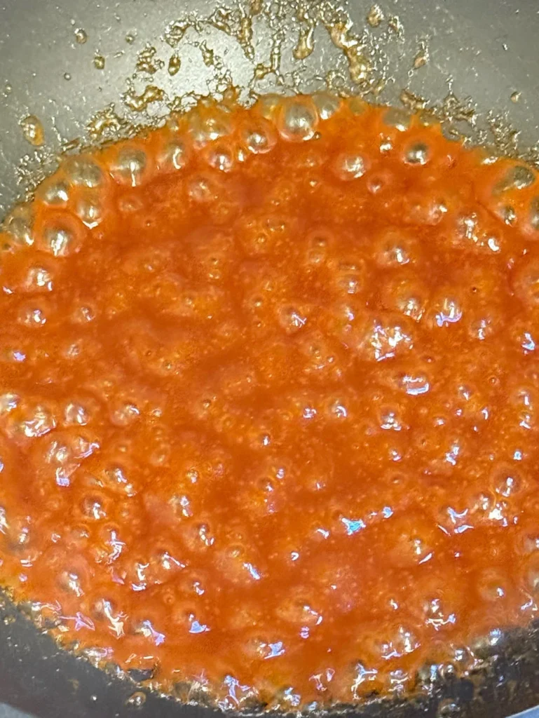Super Quick Shrimp Balls in Tomato Sauce