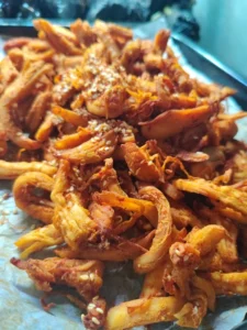 Air Fryer Shredded Chicken Jerky