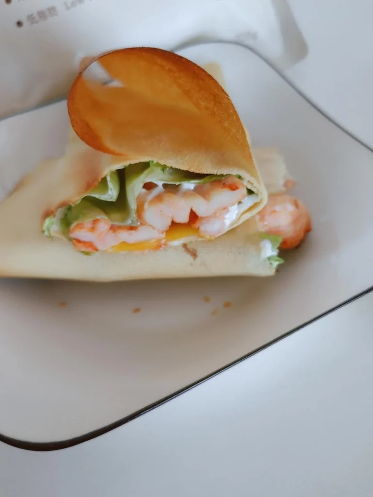 Quick Breakfast Crispy Chicken Wrap — Healthy & Low-Fat
