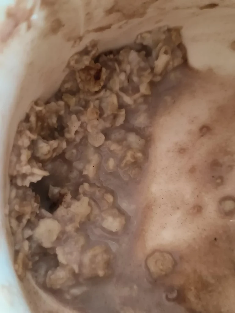 1-Minute Cocoa Banana Oat Milk — Microwave Version