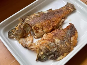 Crispy Salt and Pepper Sea Bass