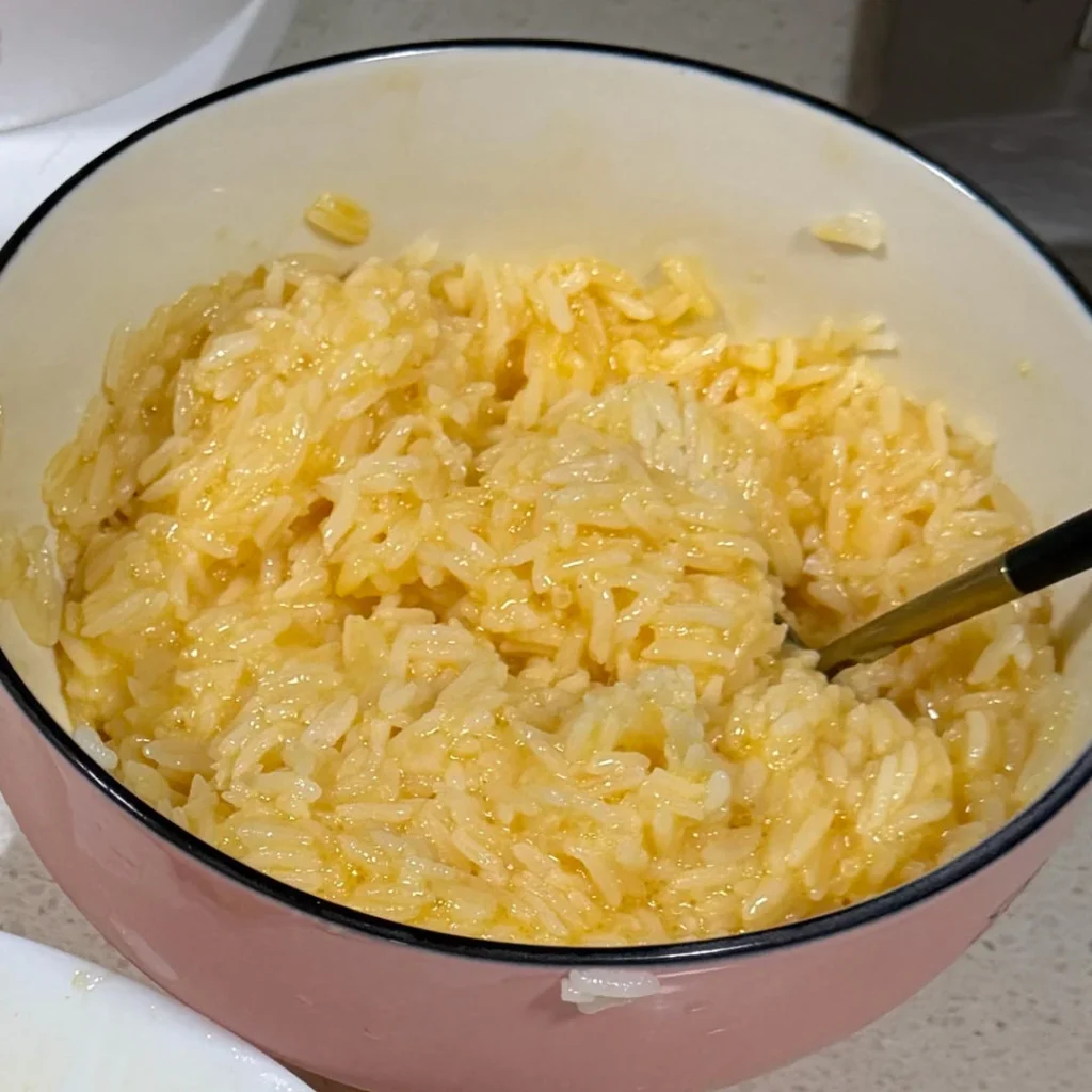 Spicy Salmon Fried Rice