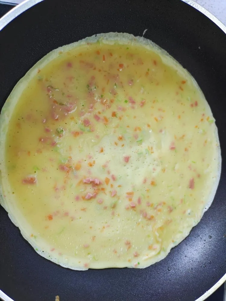 Quick Scallion Egg Pancake