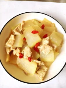 Home-Style Vegetable Stir-Fry with Winter Melon Pork Soup