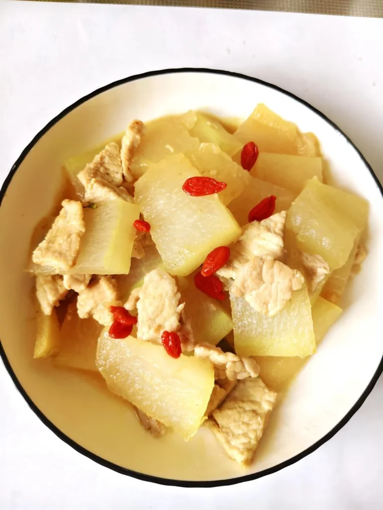 Home-Style Vegetable Stir-Fry with Winter Melon Pork Soup
