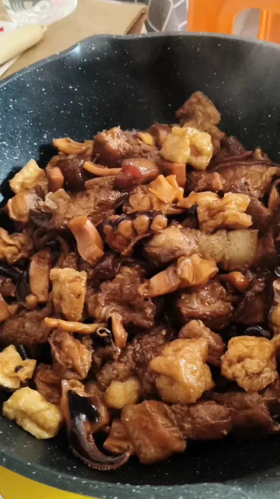 Braised Dried Cuttlefish with Pork Belly