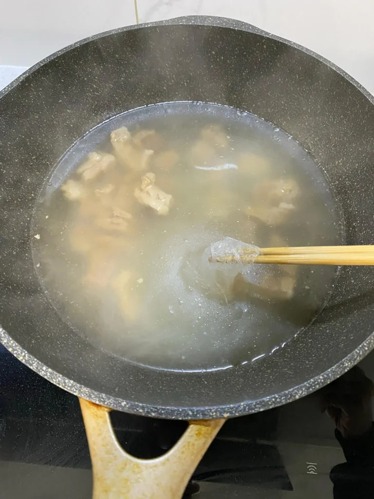 Curry Beef Glass Noodle Soup