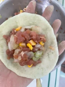 Cabbage, Pork & Corn Steamed Buns
