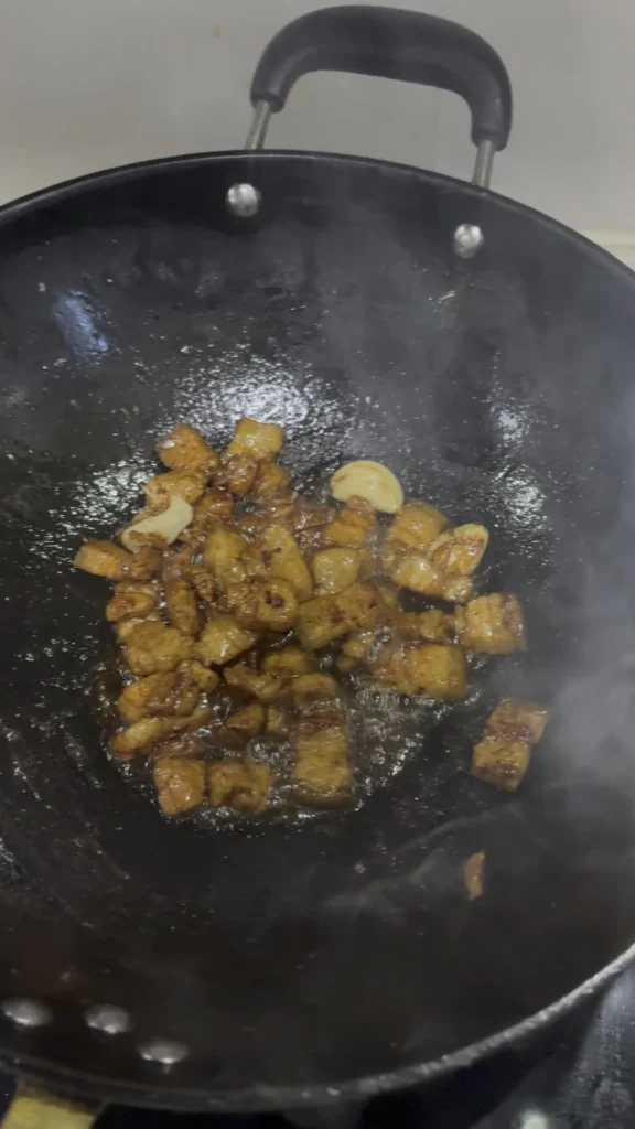 Braised Pork Belly and Tofu Clay Pot