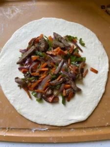 Beef and Cheese Yeast Flatbread — Pan-Fried & Air-Fried, Two Ways from One Dough!