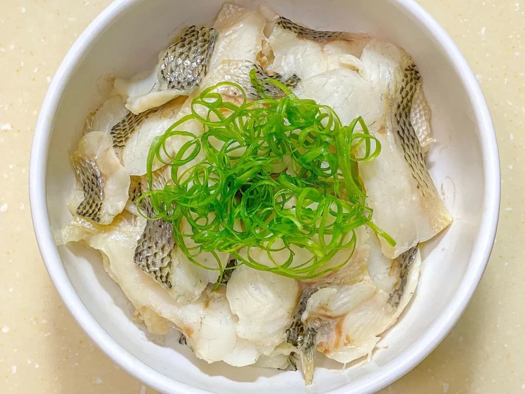 Steamed Sea Bass Fillets