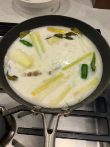 Coconut Milk Poached Fish